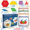 lankai Tangram, Children's Geometric Shapes Wooden Puzzles, Intelligence Puzzle Tangram,