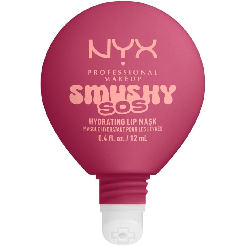 NYX Professional Makeup, Smushy SOS, Mascarilla Hidratante para Labios, Tono