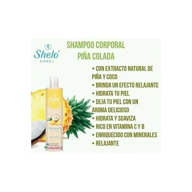 Shampoo Corporal Piña Coco Aroma Tropical Fresco Regalo