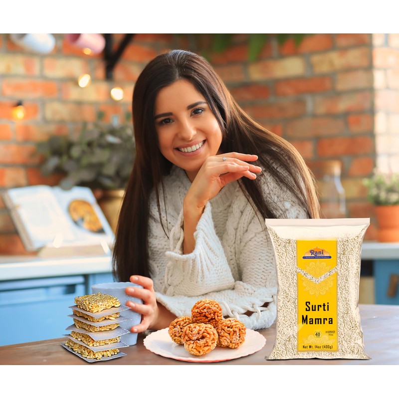 Rani Surti (Surati) (Puffed Rice) 14oz (400g) ~ All Natural