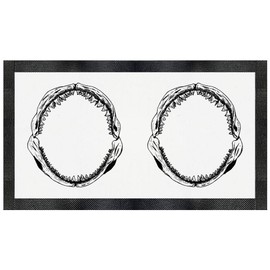 'Shark Jaws' Pet Feeding Mat (PM00001157)