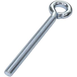 AERZETIX - C47827 - Set of 5 - Screw in Ring Screws - Eye Screws - M8 x 80 - Diameter 8 x 80 mm - Galvanised Steel - DIY - Assembly Tool Hardware