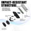 WINECO 2Pcs Rechargeable Flashing Lights for Vehicles, Super Magnetic Strobe