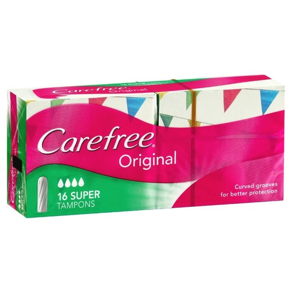 Carefree Tampons Super X 16
