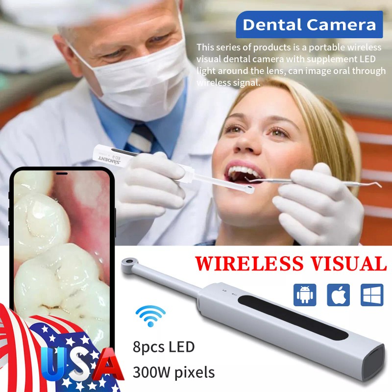 SANDENT 8 LED light Dental Intraoral Camera WIFI Digital Imaging