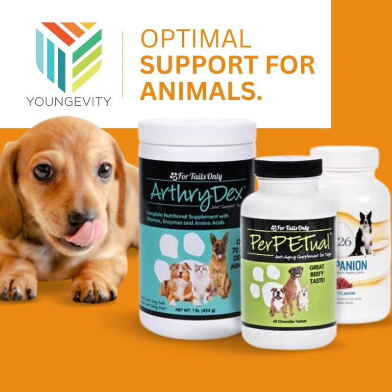 Youngevity Perpetual Plus Made-for-Pets Supplement, 60 Count (Pack of 1)