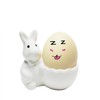 MaoYaMao Ceramic Rabbit Egg Cup Easter Bunny Egg Stand Holder