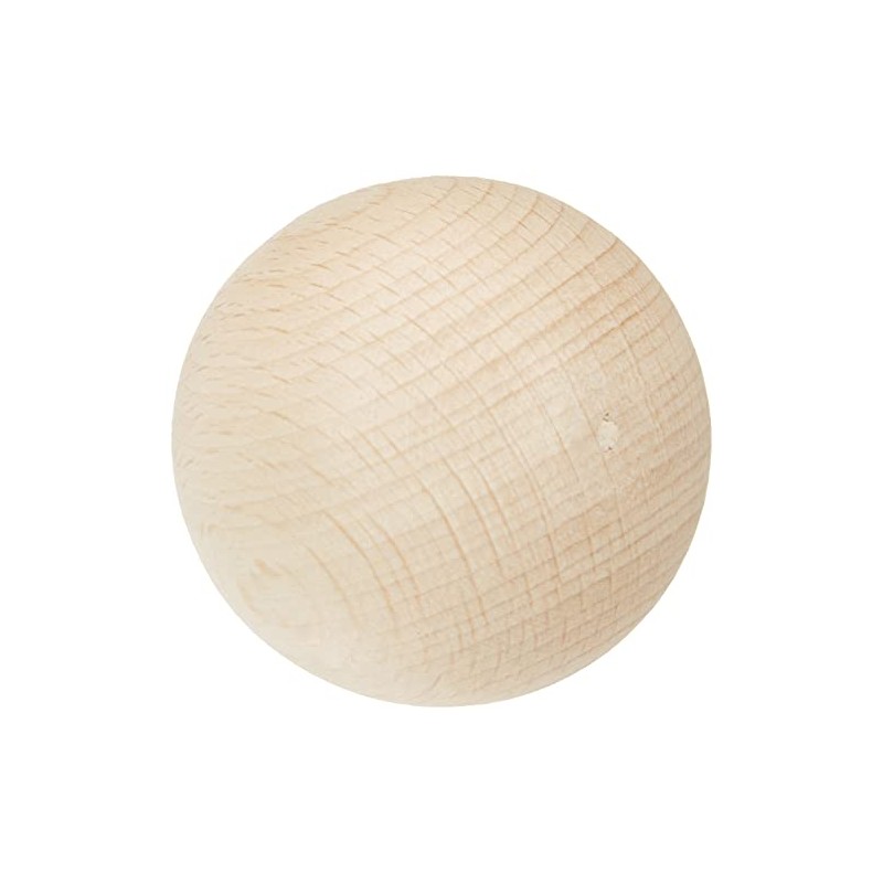 Rayher Set of 2 Wooden Balls for Crafts and Model
