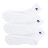 Champion CMSCY202/CMSCH202 Men's Solid Socks, Half Pile, One Point Logo,