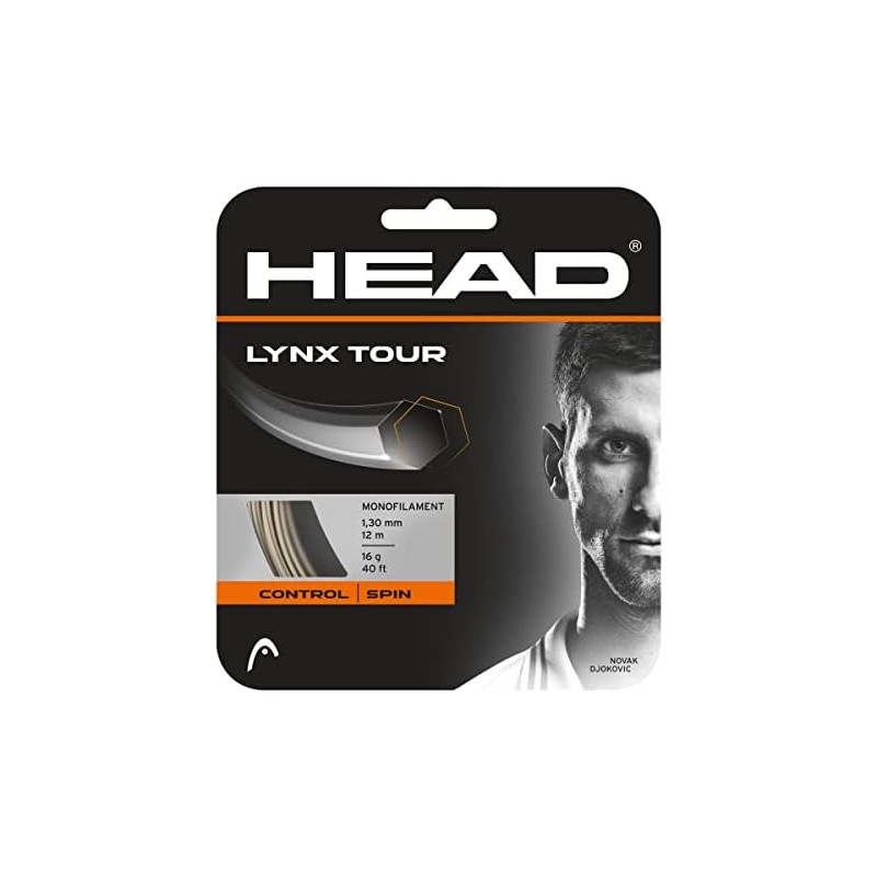 HEAD - Cuerda de Tenis Unisex para Adultos Lynx Tour