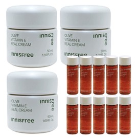 Innisfree Olive Vitamin E Real Cream 3pcs+ / 이니스프리 올리브 비타민 E 리얼 크림 3개+
