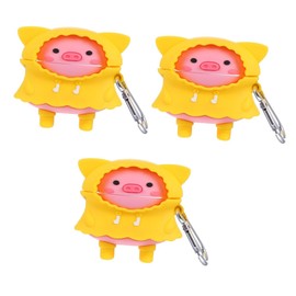 Gatuida 3 Sets Earphone Case Earphone Carrying Pouch Earbud Storage Bag Earbuds Storage Case Portable Earphone Case Wireless Headset Pouch 3 Storage Box Iron