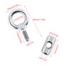 UtySty 5 Pack Vehicle Awning Hook Rings 304 Stainless Steel