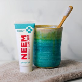 Neem Zahncreme | Mit Der Kraft Des Neembaums | Natürliche Zahnpflege Ohne Fluorid | Bei Empfindlichem Zahnfleisch & Mundgeruch | Zertifizierte Naturkosmetik | 75 ml