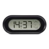 Samos Digital Alarm Clock LCD Black