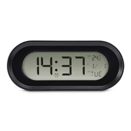 Samos Digital Alarm Clock LCD Black
