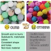 MIIIM 120 PCS Silicone Beads 15mm Kit, Silicone Beads for