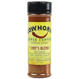 3.86 oz Pepper Company Chef's Blend Seasoning Made with Genuine Smoked Cowhorn Peppers