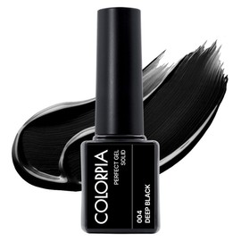 Calapia one-step solid color gel nail, 004 deep black, 6g, 1 piece / 칼라피아 원스텝 솔리드 컬러 젤네일, 004 딥 블랙, 6g, 1개