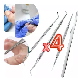 Universo en Linea 4pzs Herramienta Para Uñas Encarnadas Pedicura Profesionales
