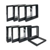 Eterspr Pack of 8 3D Floating Display Cabinets, Jewellery Organiser