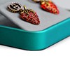 Woodten Green PU Leather Earrings Gift Box Jewelry Earrings Packaging