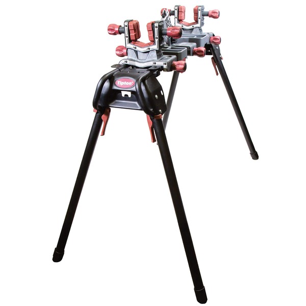 Tipton Standing Ultra Gun Vise with Customizable Design and Non-Marring Materials for Cleaning, Gunsmithing, and Maintenance,black, gray, red Dimensions: 54" x 35" x 30"