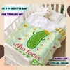 ARTBLANKET Just A Girl Who Loves Pickles Throw Blanket Fannel