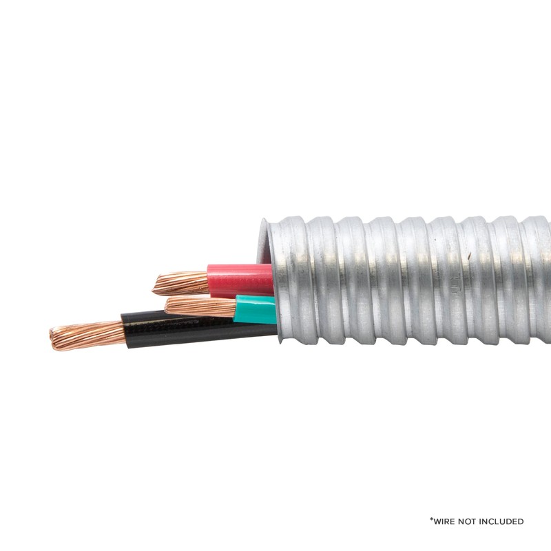 Maxxima 1 in. x 25 ft. Galvanized Steel Flexible Conduit,