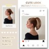 ZQIAN BEAUTY Coletas Postizas con Clip para Mujer - Extensión