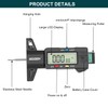 GODESON Tire Tread Depth Gauge, Digital Tire Tread Depth Gauge