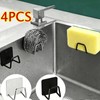 LuxeSilk Kitchen Sink Sponge Holder Stainless – Durable Space-Saving Construction