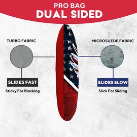 BackYardGamesUSA Pro Cornhole Bags Set of 8 Regulation - Professional Cornhole Bags for Tournament Play, Slick n Stick Bean Bags for Cornhole, Corn Hole Bags Regulation Set of 8- Made in USA