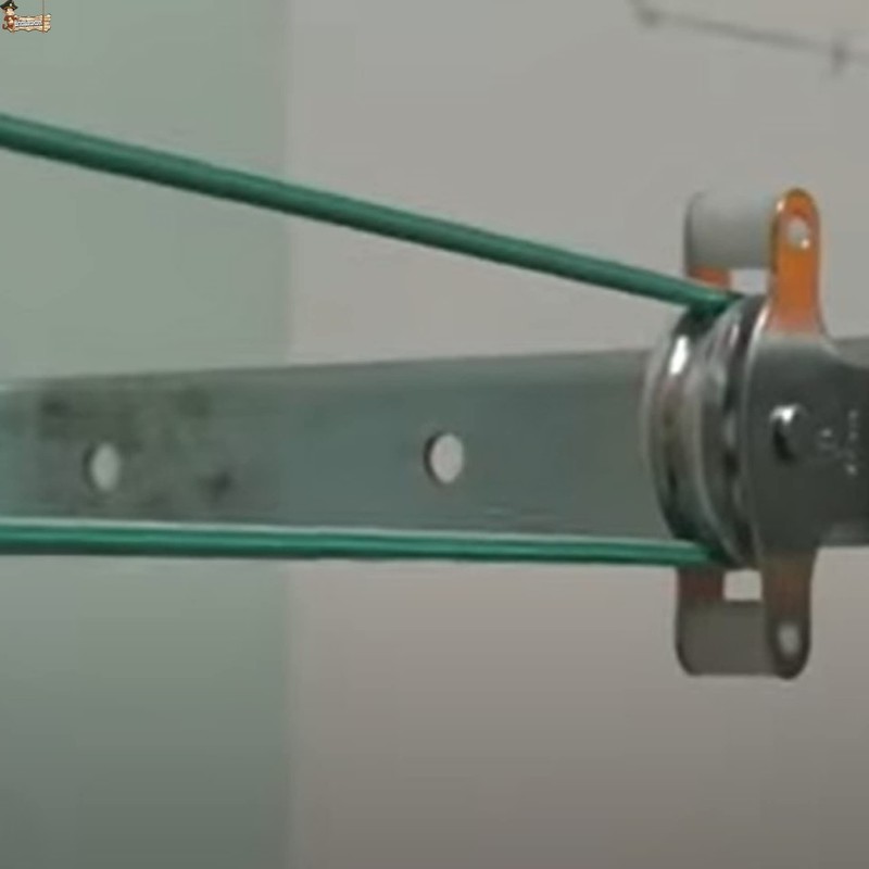 BricoLoco.com Washing Line for Outdoor or Indoor Clothes Airer Camping