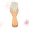 Hohopeti Natural Wool Baby Hairbrush Comb Set Wooden Handle Soft