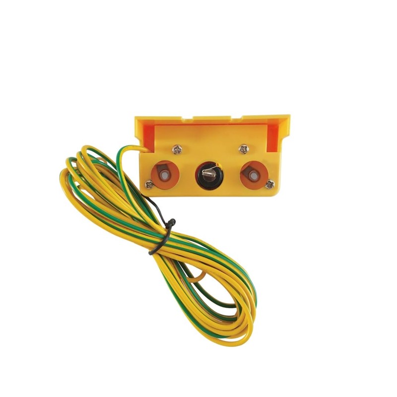 BERNSTEIN ESD Grounding Building Block 2 x 10 mm Push