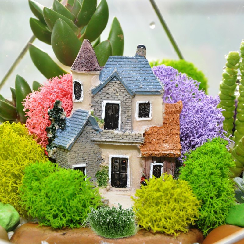 NUOLUX モデル草 ジオラマ 人工芝生パウダー 情景コレクション 10個セット DIY 建物モデル 装飾 箱庭