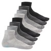 8 pairs of Sneak-iT! Short Socks With Terry Cloth Sole
