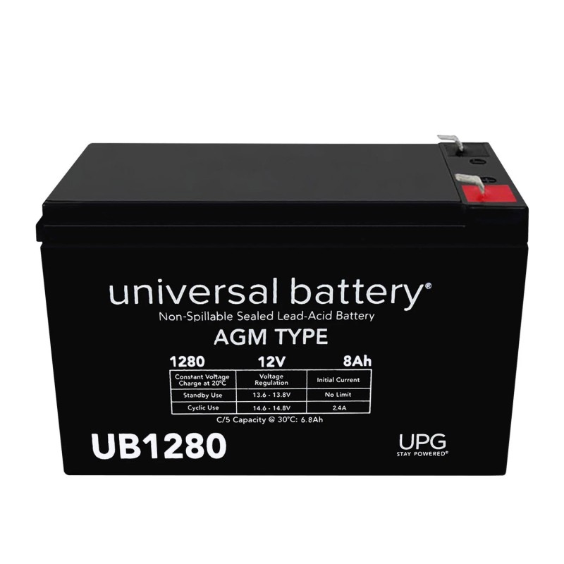 UPG 12V 8Ah Sealed Lead Acid Battery for Cyclops Colossus