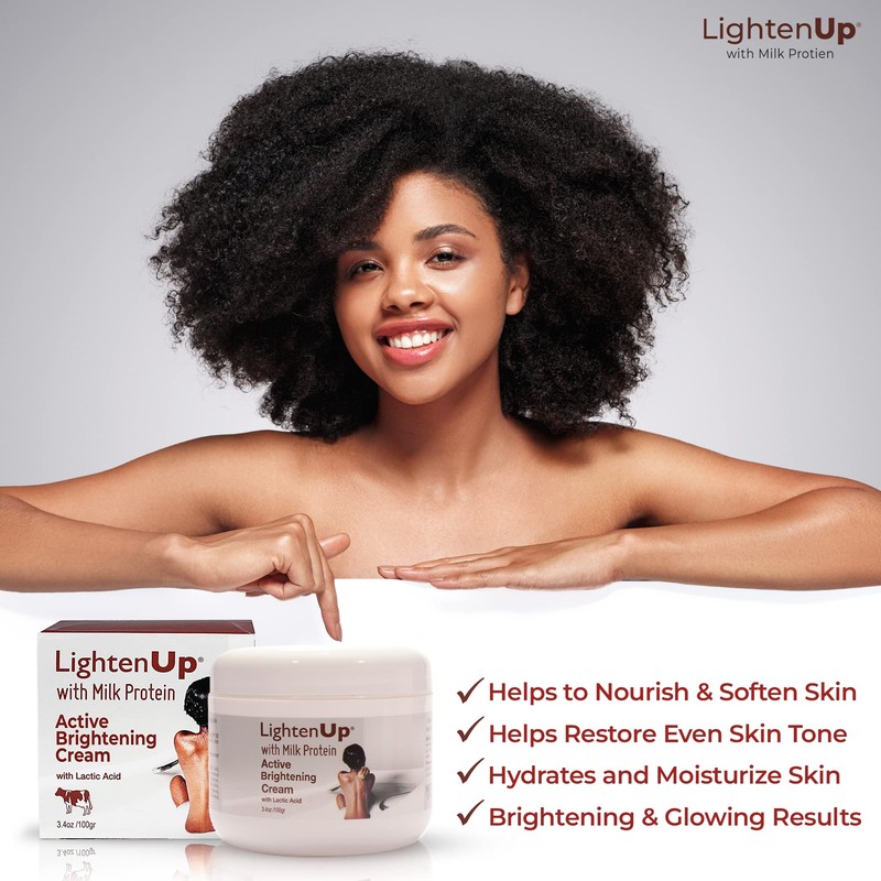 LightenUp, Lactic Acid Cream | 3.4 Fl oz 100ml |