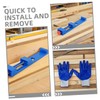 Zerodeko 1 Set Circular Saw Guide Rail with Gloves Adjustable
