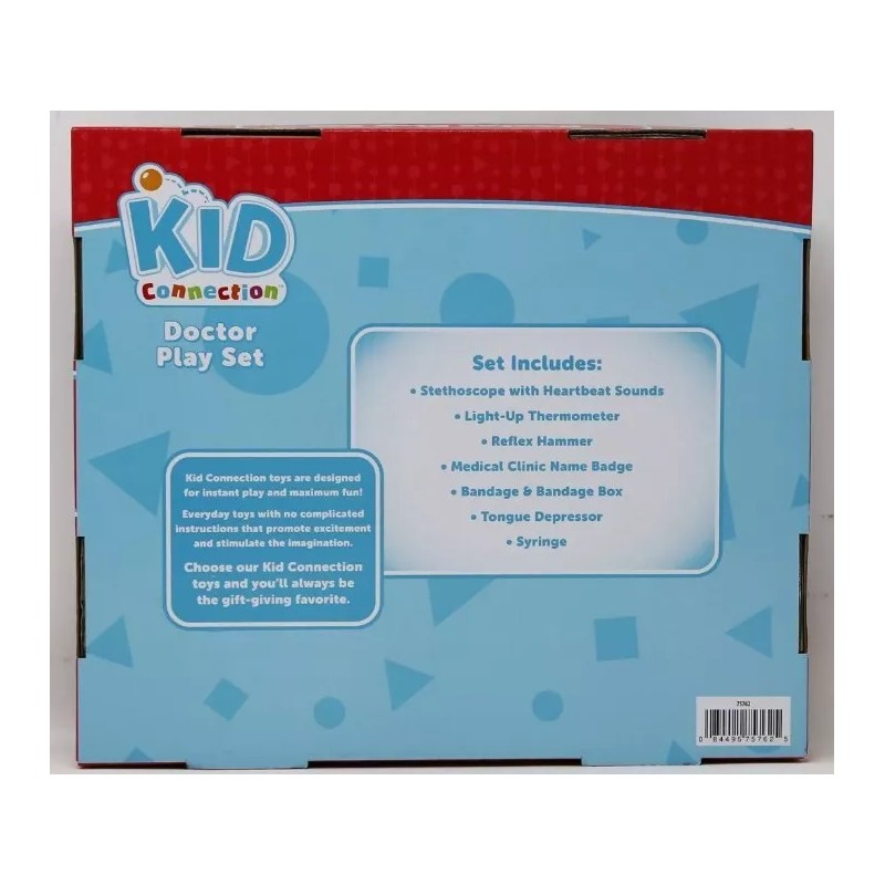 Kid Connection Doctor Play Set with Stethoscope, Multiple Colors, 8