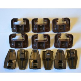 Vaughan Bassett, Legacy, Pulaski, Others 6x Kenlin Rite-Trak I Drawer Guide Glide & Stop w/ Screws - Next Day Shipping!