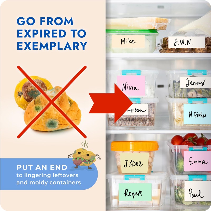 Office Refrigerator Etiquette Guide - Magnetic Signs for Refrigerator to