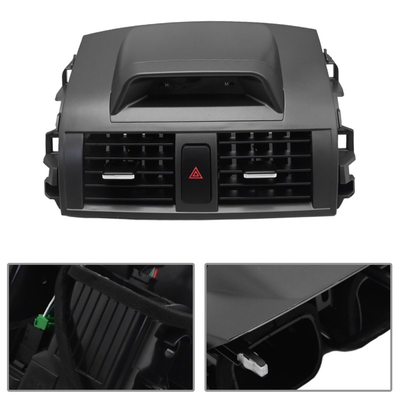 Saihisday 5567002340 Grey Center Dash AC Outlet Air Vent Panel