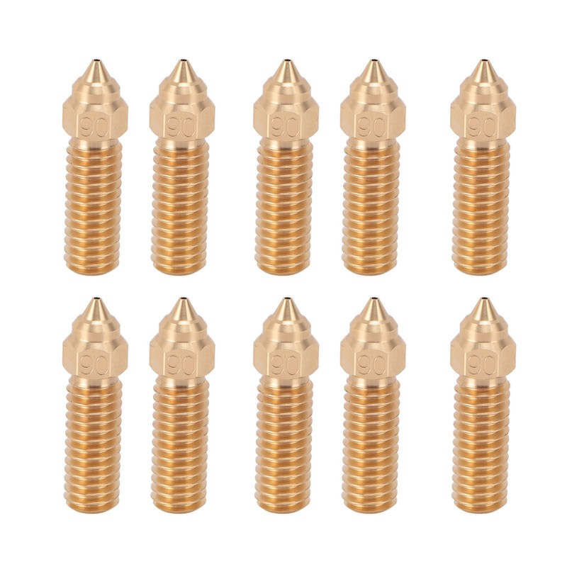 10pcs 3D Printer Extruder Brass Nozzles High Temperature Resistance Wear