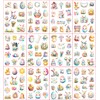 Easter Glitter Tattoo Set Children, 12 Sheets Egg Colours, Easter