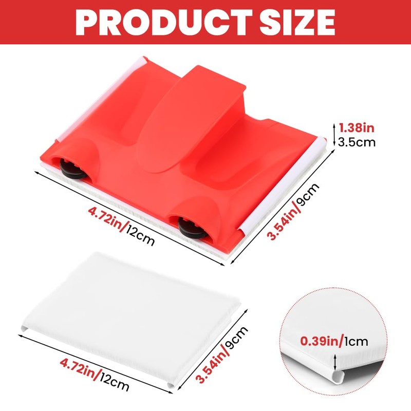 Paint Edger Trimmer with 2pcs Replacement Pad Refills, Corner Walls