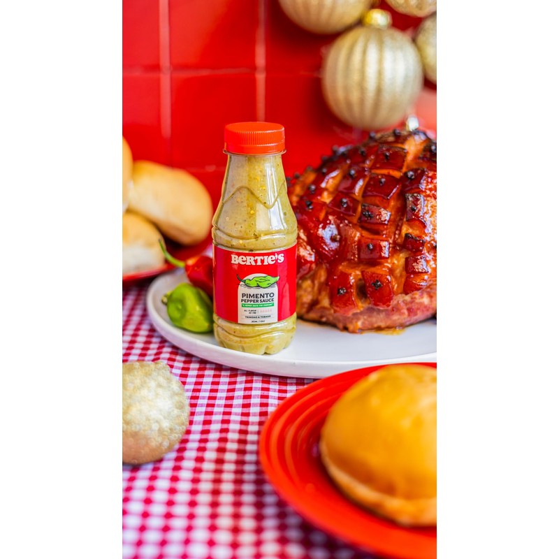 Bertie's Trinidad Pimento Sauce (10 Oz./300ml) | Adds Wonderful Flavour