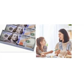 Play Money 100 dollar bills (25 pieces) See details for size